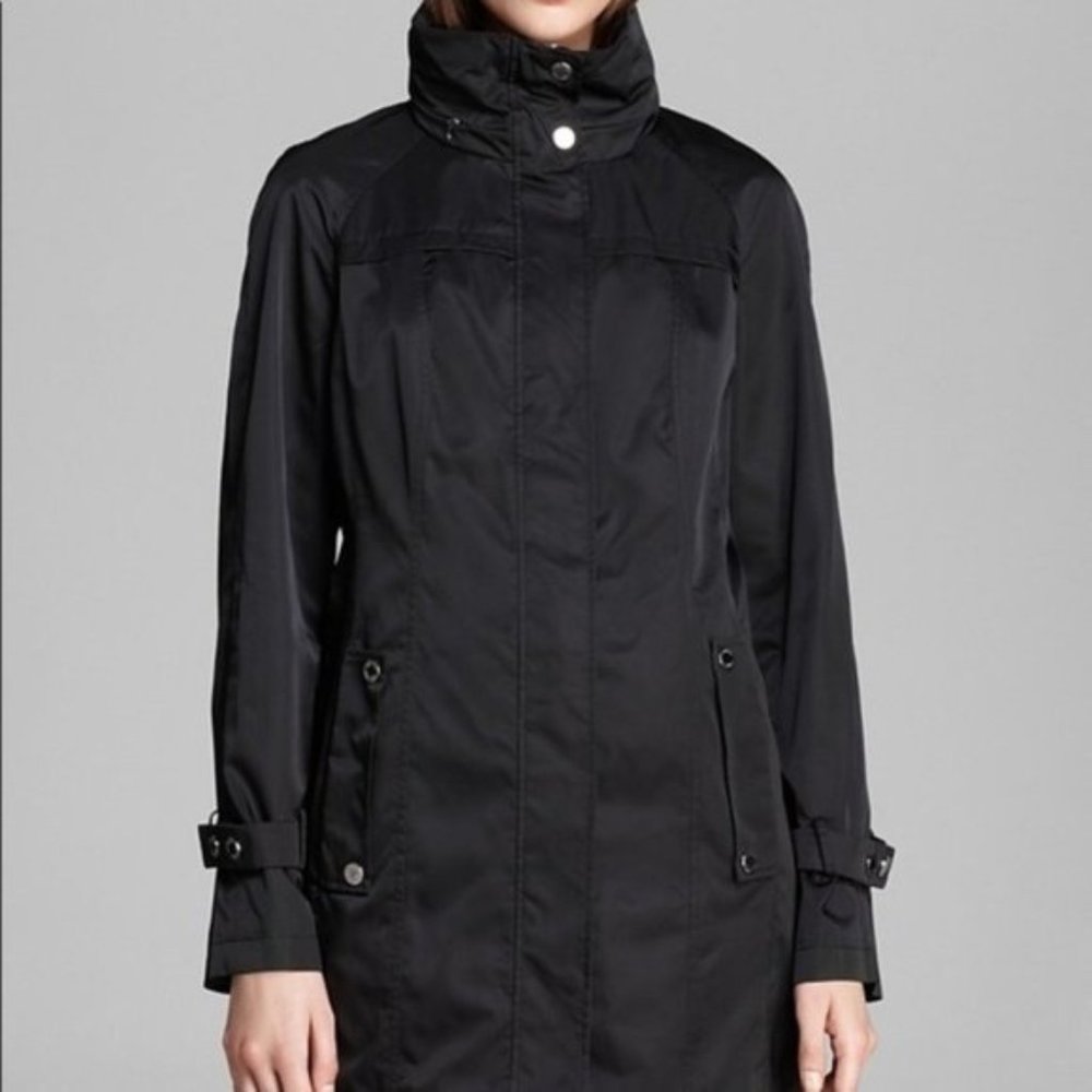 Calvin Klein black packable anorak jacket